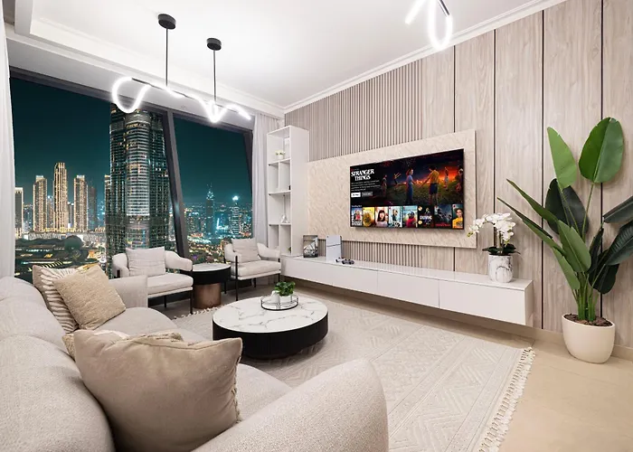 Brand-New 4Br Luxury Apartment With Burj Khalifa View And Direct Dubai Mall Access - Ps5 Included