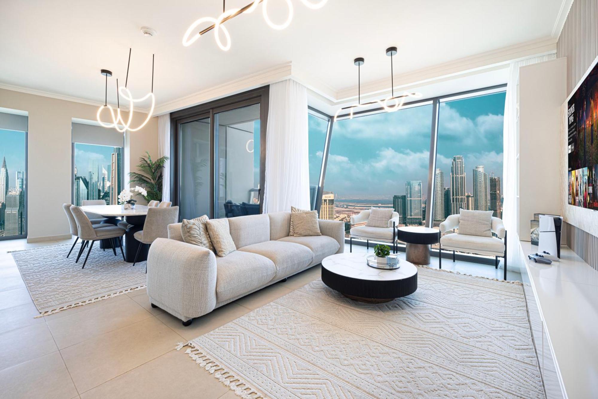 Brand-new 4br Luxury With Burj Khalifa View And Direct Mall Access - Ps5 Included